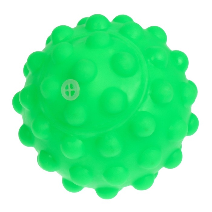 Набор развивающих тактильных мячиков &laquo;Лисенок Лёлик&raquo;, с пищалкой, 3 шт, Крошка Я