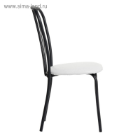 Стул "Лайт-1" Черный/белая рептилия