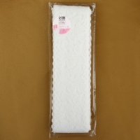 Кружево эластичное, 60 мм &times; 10 &plusmn; 1 м, цвет айвори