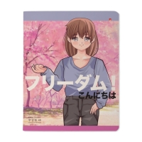 Тетрадь 48 листов в клетку ANIME. FREEDOM, обложка мелованный картон, матовая ламинация, МИКС