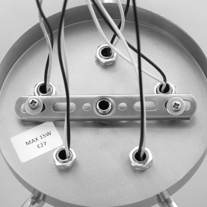 Люстра Оникс 5х15Вт E27 хром 52х52х15см BayerLux