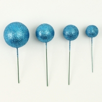 Набор топперов &laquo;Бусины&raquo;, набор 20 шт., цвет синий