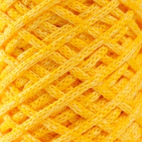 Шнур для вязания 35% хлопок,65% полипропилен 3 мм 85м/160&plusmn;10 гр (желтый)