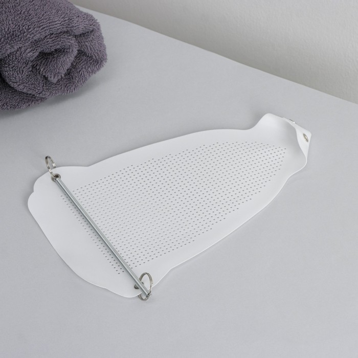 Насадка для утюга термостойкая универсальная Доляна, 23&times;15,5 см, цвет белый