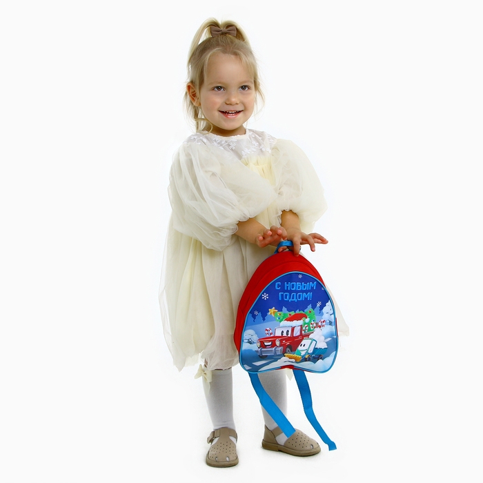 Новогодний детский рюкзак «С Новым годом»,машины Новогодний детский рюкзак «С Новым годом»,машины