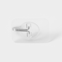 Крючки самоклеящиеся Доляна &laquo;Классика&raquo;, 6 шт, цвет прозрачный