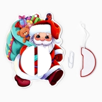 Ёлочная игрушка новогодняя &laquo;Дед мороз&raquo;, на Новый год, 10,9 х 13,8 см