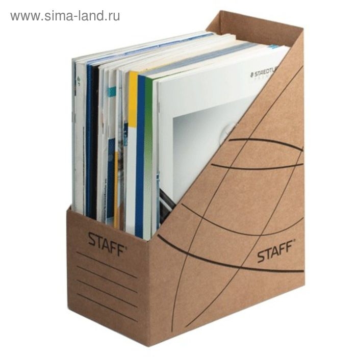 Накопитель документов, стойка-угол STAFF, 150 мм, до 1400 листов, бурый Накопитель документов, стойка-угол STAFF, 150 мм, до 1400 листов, бурый