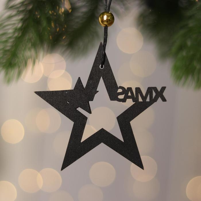Новогодняя подвеска &laquo;Звёздочка&raquo; 8,5 &times; 8,5 см