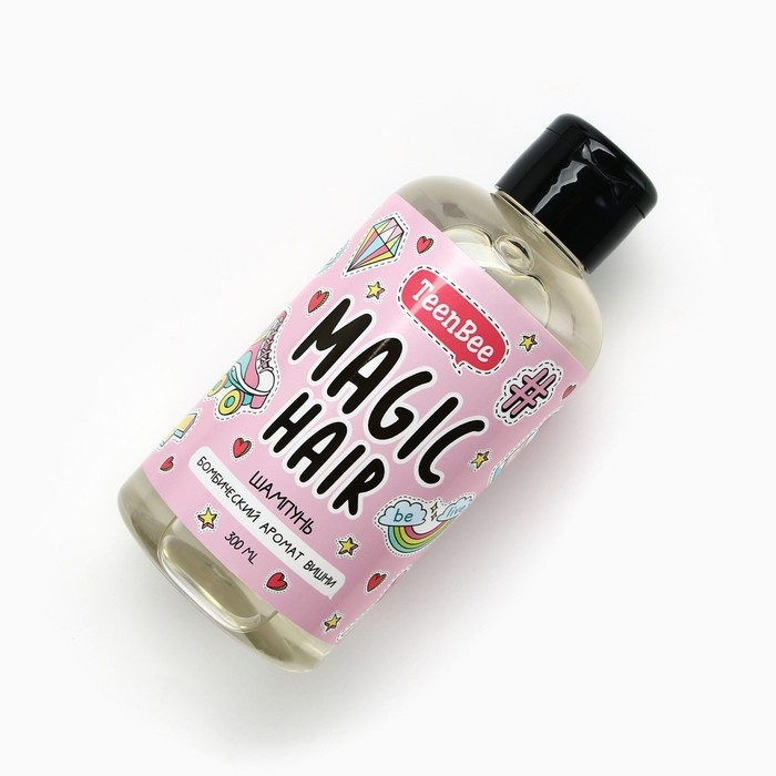 Шампунь для волос, увлажнение и питание, 300 мл, аромат вишни, TeenBee