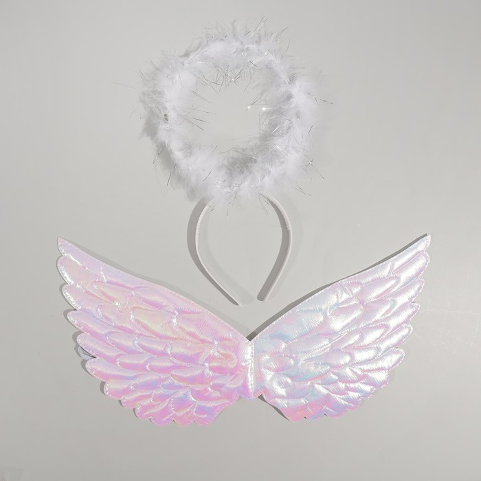 Карнавальный набор &laquo;Ангел&raquo;, крылья, ободок