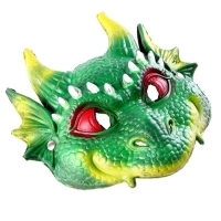 Маска карнавальная "Дракончик зеленый" Маска карнавальная "Дракончик зеленый"