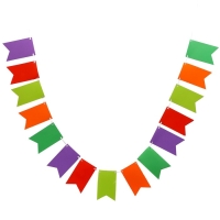 Гирлянда &laquo;Флажки&raquo; длина &mdash; 2,5 м