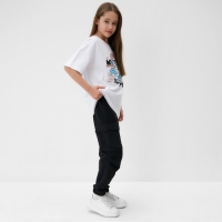 Футболка детская MINAKU, цвет белый, рост 140 см