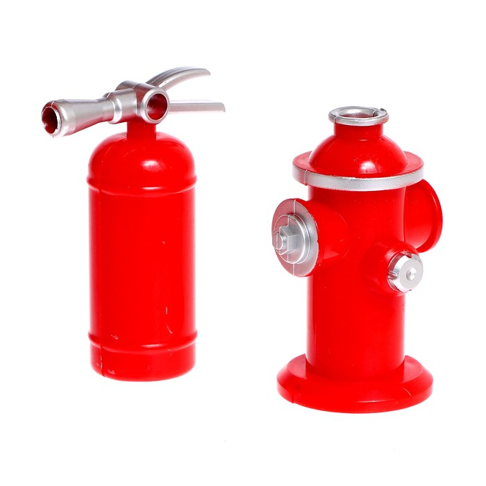 Парковка &laquo;Пожарная часть&raquo;, с 2 машинками, с водяной пушкой