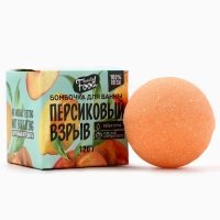 Бомбочка для ванны, 130 г, аромат персика, BEAUTY FOOD Бомбочка для ванны, 130 г, аромат персика, BEAUTY FOOD
