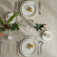 Скатерть Доляна "Душевная кухня" 110х146 см, 50% хлопок, 50% п/э, рогожка 158 г/м2 Скатерть Доляна "Душевная кухня" 110х146 см, 50% хлопок, 50% п/э, рогожка 158 г/м2