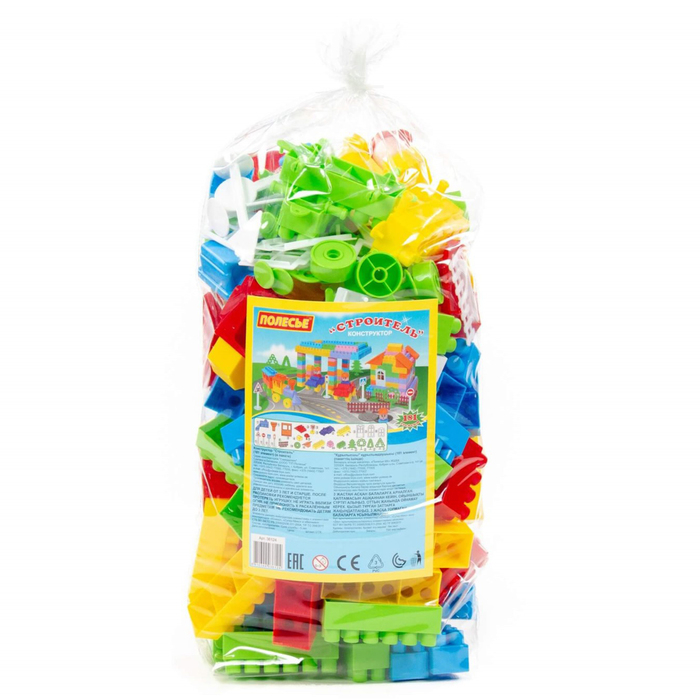 Конструктор &laquo;Строитель&raquo;, 181 деталь