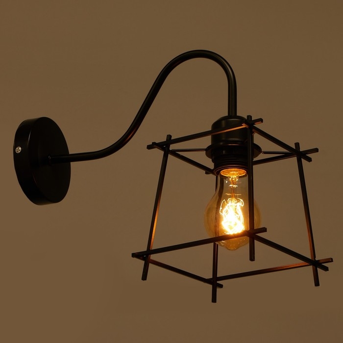 Бра 2529/1 E27 40Вт черный Бра 2529/1 E27 40Вт черный