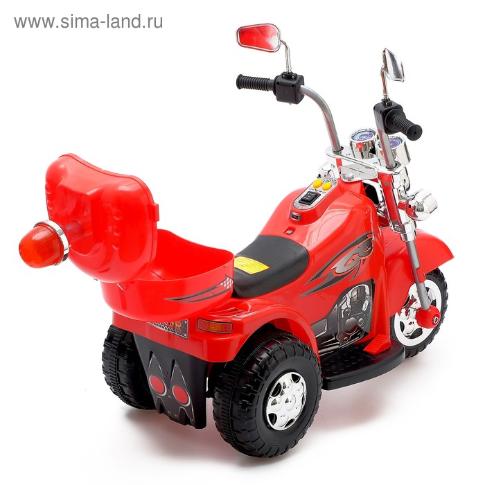 Электромобиль &laquo;Чоппер&raquo;, цвет красный