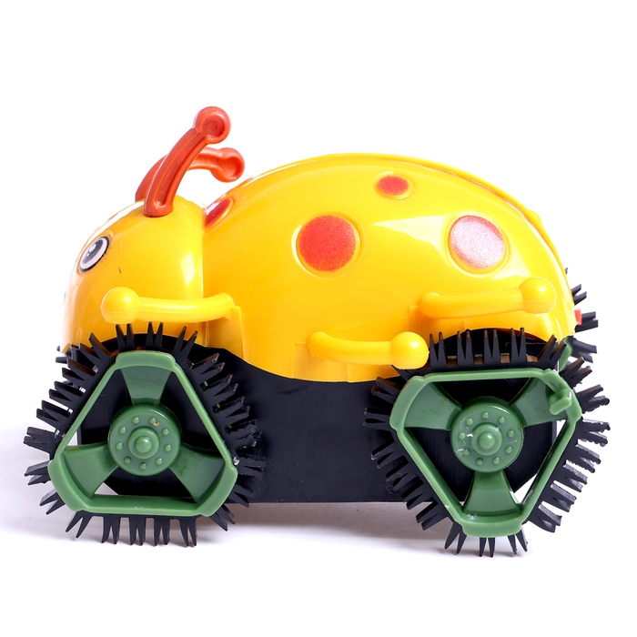 Перевёртыш &laquo;Весёлый жук&raquo;, на батарейках, цвет жёлтый