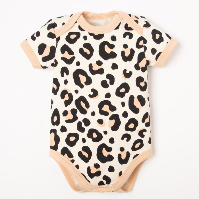 Боди Крошка Я &laquo;Леопард&raquo;, рост 62-68 см