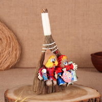 Оберег &laquo;Веник&raquo;, семейная пара, микс 25х25х2 см