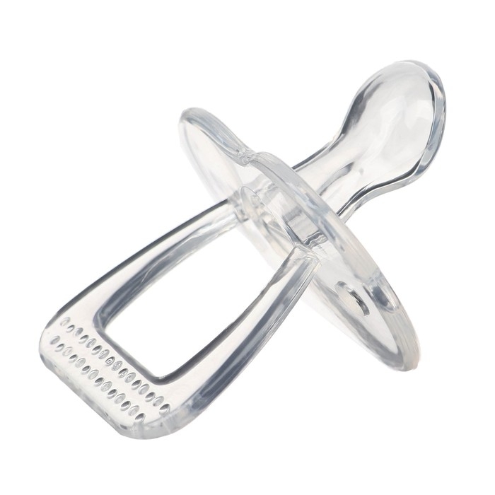 Соска - пустышка цельносиликоновая ортодонтическая, от 3 мес., цвет прозрачный Соска - пустышка цельносиликоновая ортодонтическая, от 3 мес., цвет прозрачный