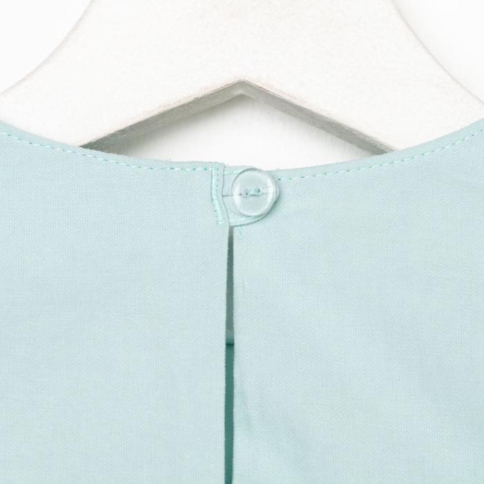 Платье детское с карманом KAFTAN, р. 34 (122-128), мятный