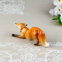 Сувенир &laquo;Лиса - плутовка&raquo;, 14&times;5&times;5 см, микс, фарфор