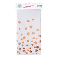 Скатерть «Звёзды» 137×183 см, цвет розовое золото Скатерть «Звёзды» 137×183 см, цвет розовое золото