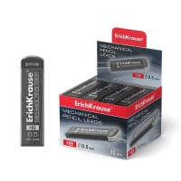 Набор грифелей для механических карандашей 20 штук, Erich Krause "Megapolis Concept", НВ, грифель d=0,5 мм, пластиковый корпус Набор грифелей для механических карандашей 20 штук, Erich Krause "Megapolis Concept", НВ, грифель d=0,5 мм, пластиковый корпус