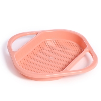 Набор для игры в песке &laquo;Изумрудный город&raquo;: ведерко, сито, совочек, грабли, 4 формочки