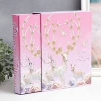 Фотоальбом на 200 фото 10х15 см "Олени с цветочными рогами" в коробке МИКС 26,5х20,5х5,5 см 786747 Фотоальбом на 200 фото 10х15 см "Олени с цветочными рогами" в коробке МИКС 26,5х20,5х5,5 см 786747