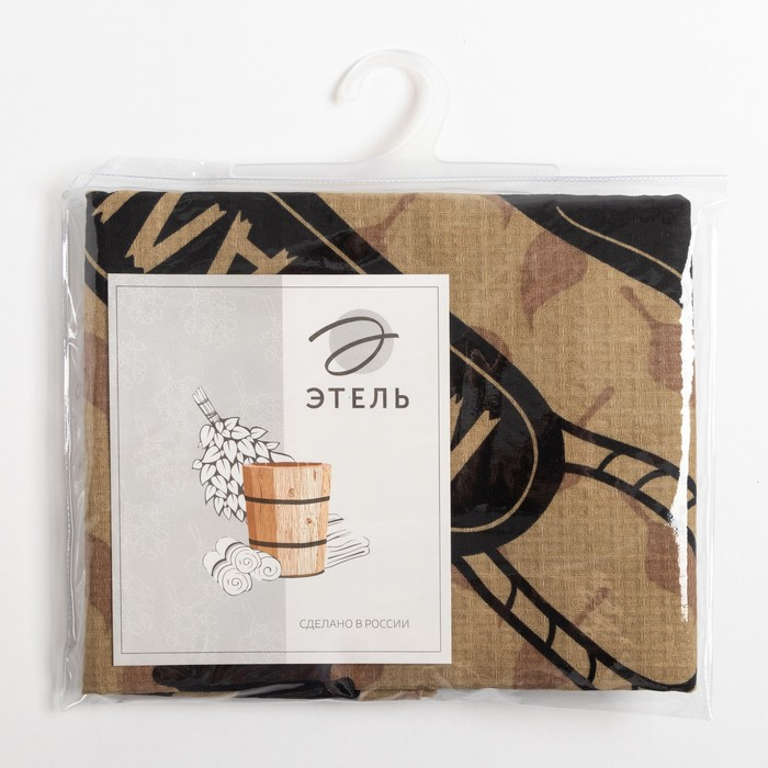 Полотенце Полотенце "Для бани" 60х146 см, 100% хлопок 160 гр/м2