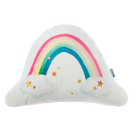 Подушка декоративная Крошка Я "Радуга", 51х30 см, велюр, 100%п/э Подушка декоративная Крошка Я "Радуга", 51х30 см, велюр, 100%п/э