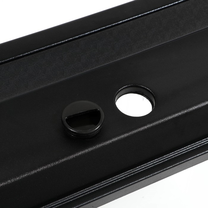 Аквариум Аквариум "Прямоугольный" с крышкой, 85 литров, 72 x 31 x 38/44 см, чёрный