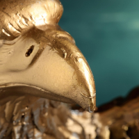 Фигура "Орел большой с крыльями" бронза, 52х37х57см