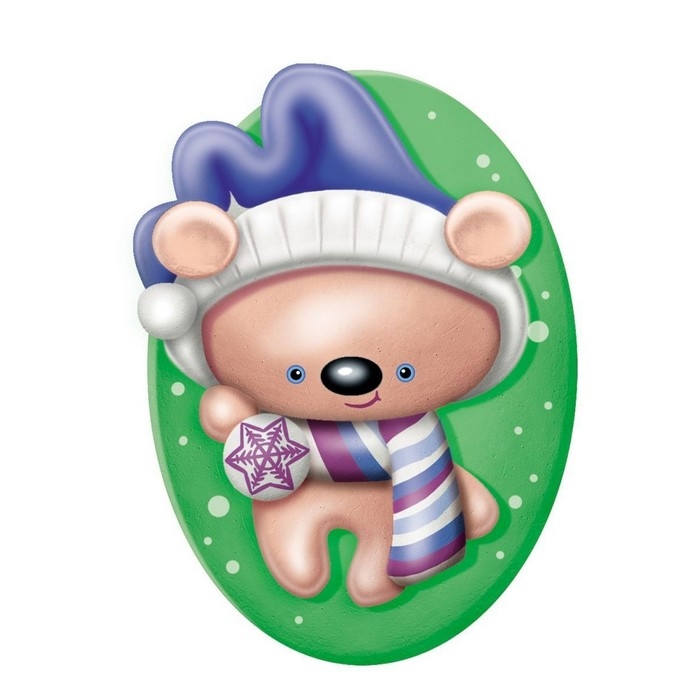 Игрушка из гипса &laquo;Новый год. Северный гость&raquo;