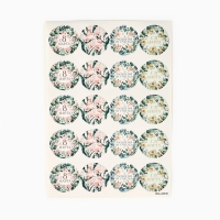 Набор наклеек для подарков «8 марта» цветы, 40 шт, 4 х 4 см Набор наклеек для подарков «8 марта» цветы, 40 шт, 4 х 4 см