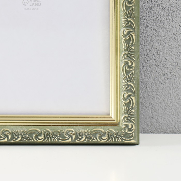 Фоторамка пластик Фоторамка пластик "Винтаж" 40х60 см, оливковый