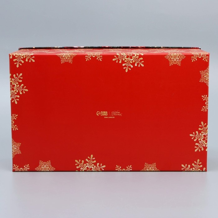 Коробка подарочная &laquo;Ёлочные игрушки&raquo;, 32.5 х 20 х 12.5 см, Новый год