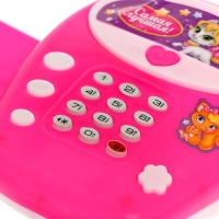 Музыкальный телефончик &laquo;Маленькая леди&raquo;, русская озвучка, цвет розовый