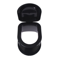 Туалет дачный, h = 35 см, без дна, с отверстиями для крепления к полу, чёрный Туалет дачный, h = 35 см, без дна, с отверстиями для крепления к полу, чёрный