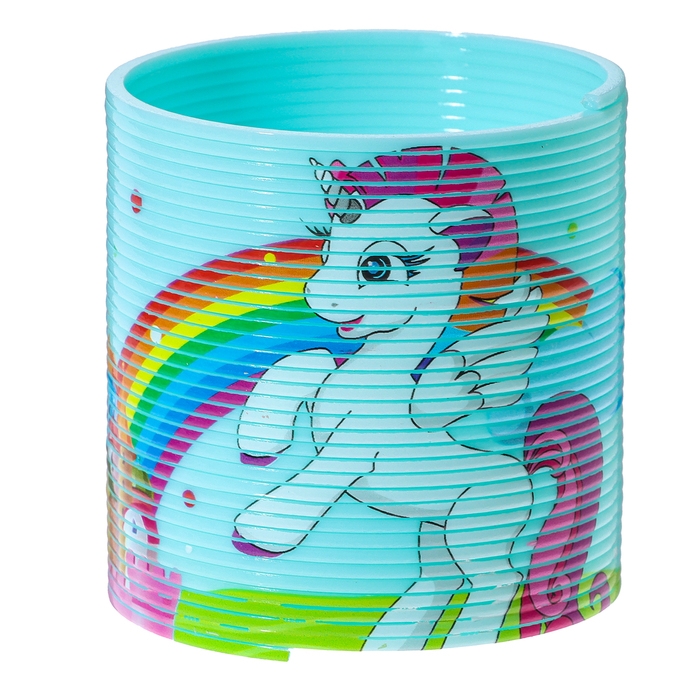 Пружинка-радуга &laquo;Единорог&raquo;, 6,2х6,2х6,2 см