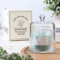 Свеча ароматическая в банке "Dome", голубые колокольчики Свеча ароматическая в банке "Dome", голубые колокольчики