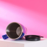 Термокружка с ручкой, 450 мл, "Эвора", синяя Термокружка с ручкой, 450 мл, "Эвора", синяя