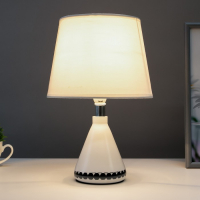 Лампа настольная 21195/1 E14 40Вт белый 20х20х33 см RISALUX