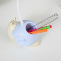 Лампа настольная "Улитка" LED 1 режим 4,2Вт USB синий 8,5х13х29 см RISALUX Лампа настольная "Улитка" LED 1 режим 4,2Вт USB синий 8,5х13х29 см RISALUX