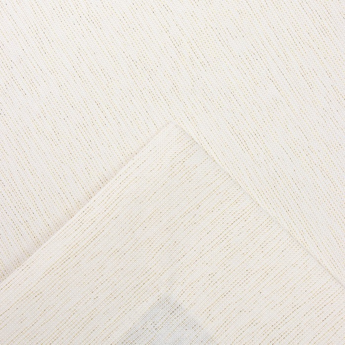 Скатерть Этель со стразами, 85 х 85 &plusmn;5 см, цвет молочный, п/э